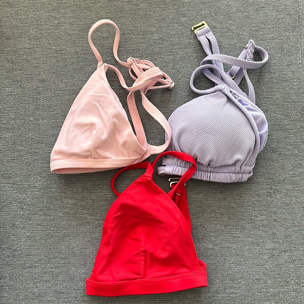 (3) Size Medium Bikini Tops